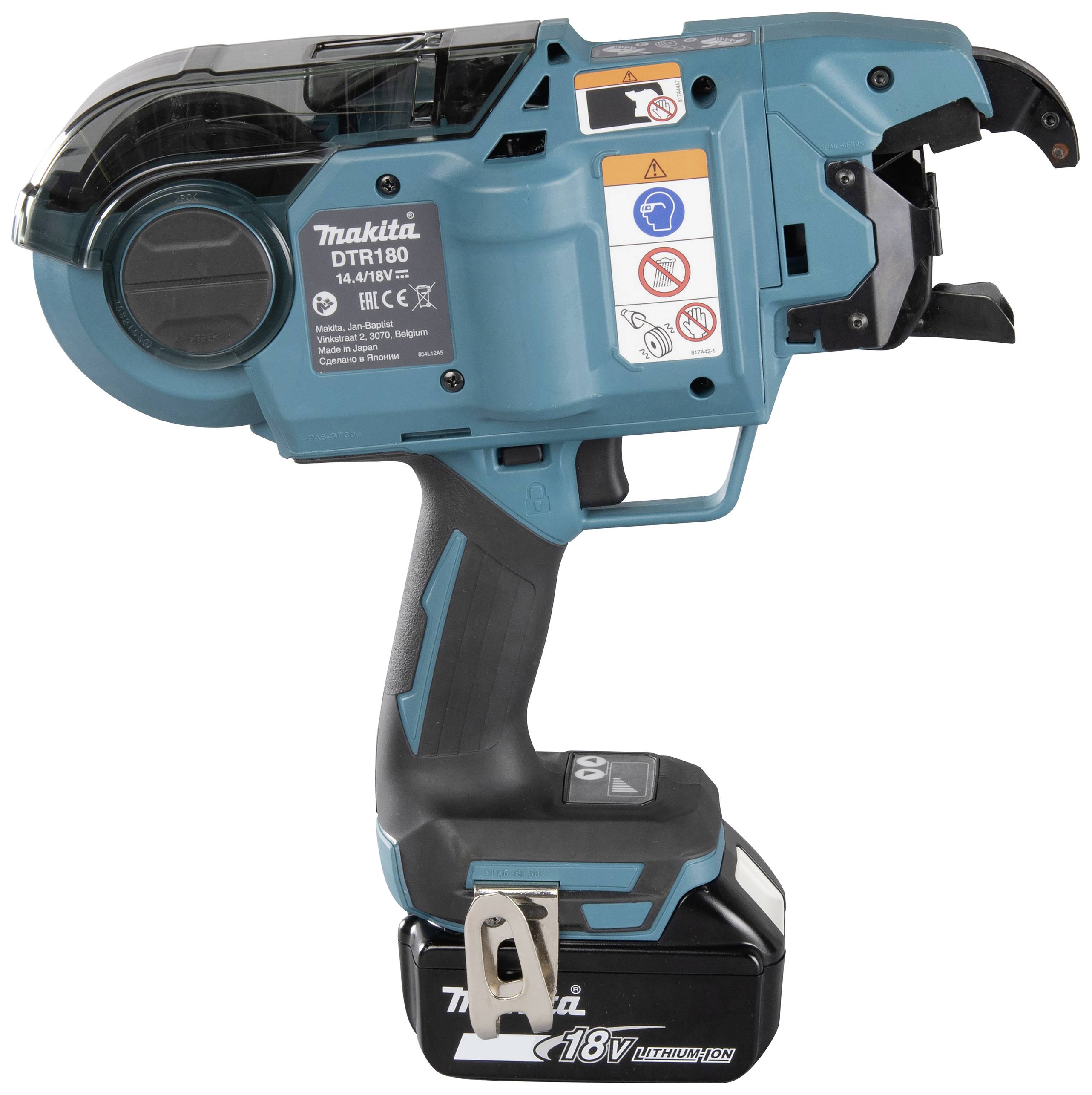 Makita DTR180ZJ Akku-Bewehrungsverbinder 18V