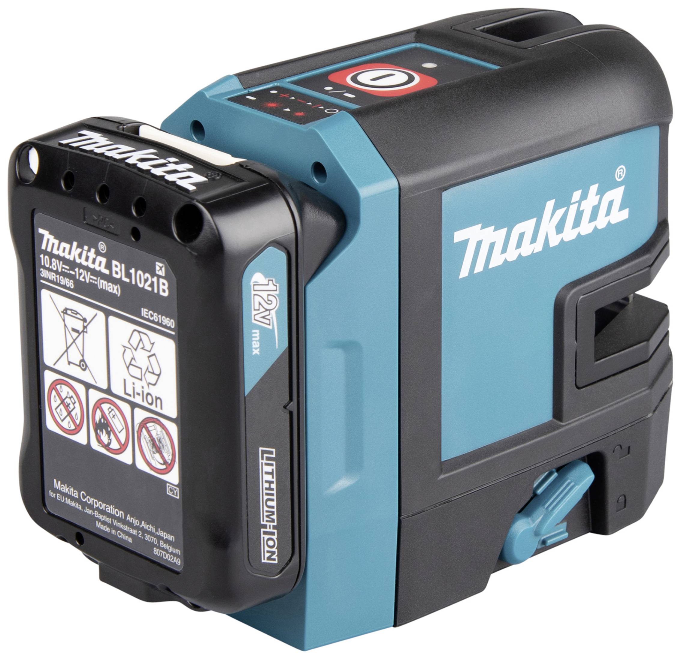 Makita SK106DZ Kreuzlinienlaser Reichweite (max.): 25 m
