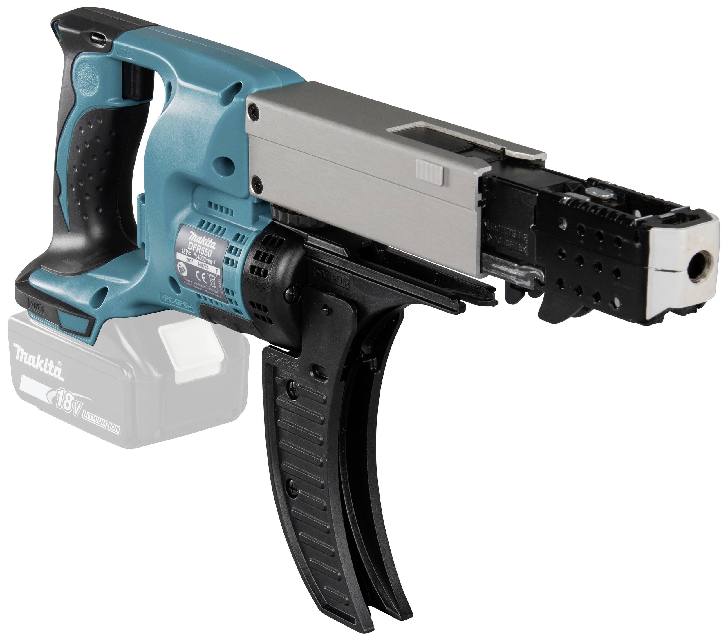 Makita DFR550Z Akku-Magazinschrauber 18V ohne Akku