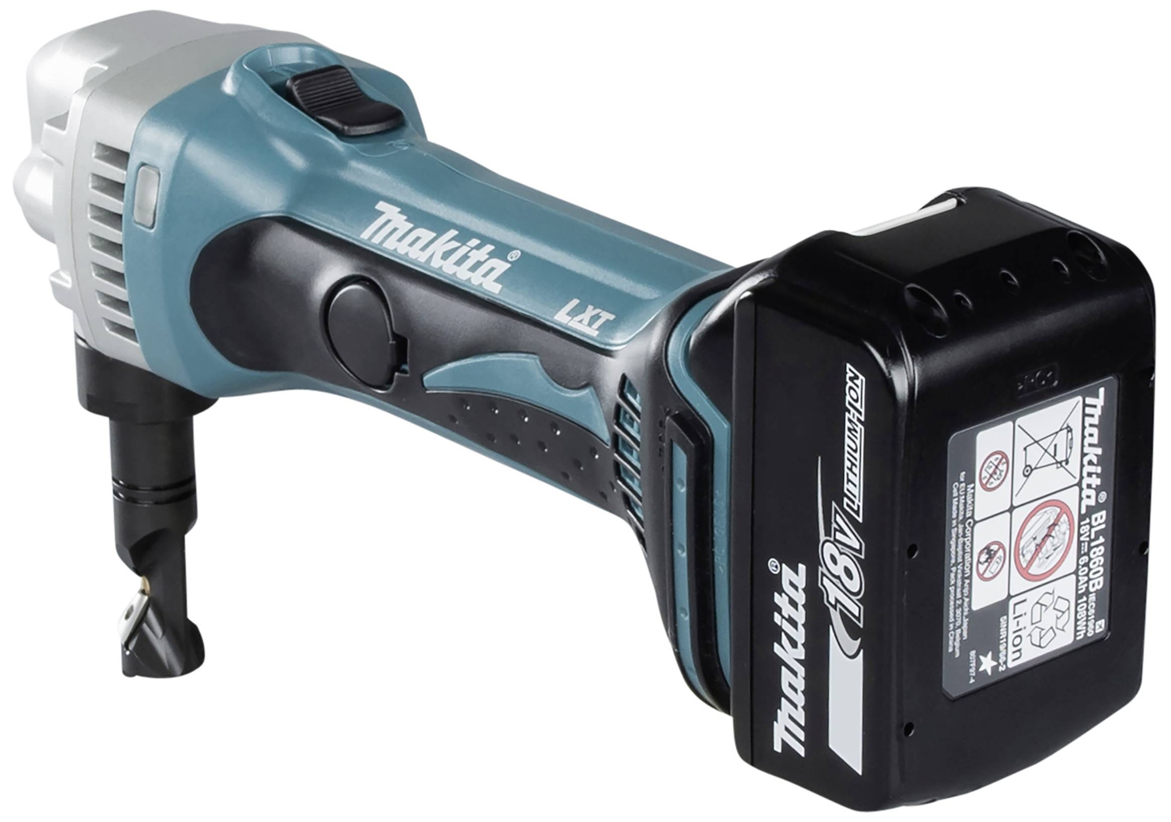 Makita Akku-Knabber DJN161Z ohne Akku, ohne Ladegerät Akkuspannung 18V