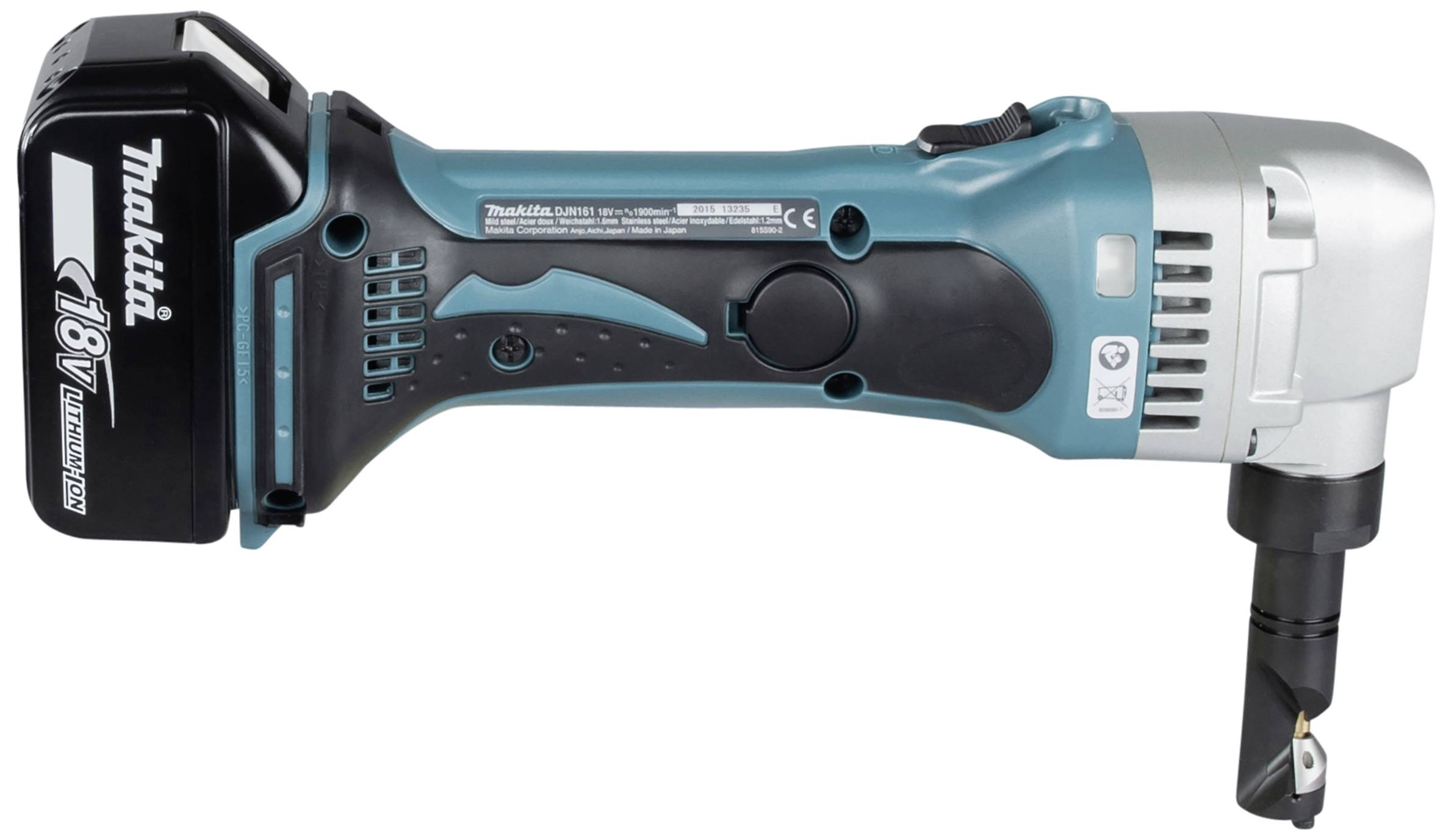 Makita Akku-Knabber DJN161Z ohne Akku, ohne Ladegerät Akkuspannung 18 V