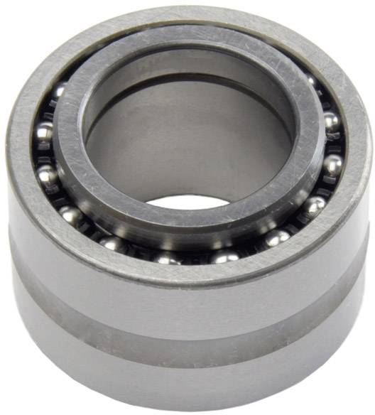 Ein Kugellager aus Metall mit sichtbaren Kugeln, verwendet zur Reduzierung von Reibung und zur Unterstützung von rotierenden Teilen.