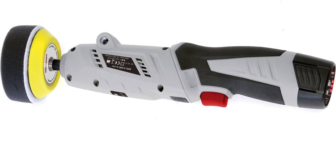 Dino KRAFTPAKET Multiplex Drehbar in Stabform 640256 Akku Rotationspoliermaschine 10.8V 100W 400 - 3000 U/min 80mm