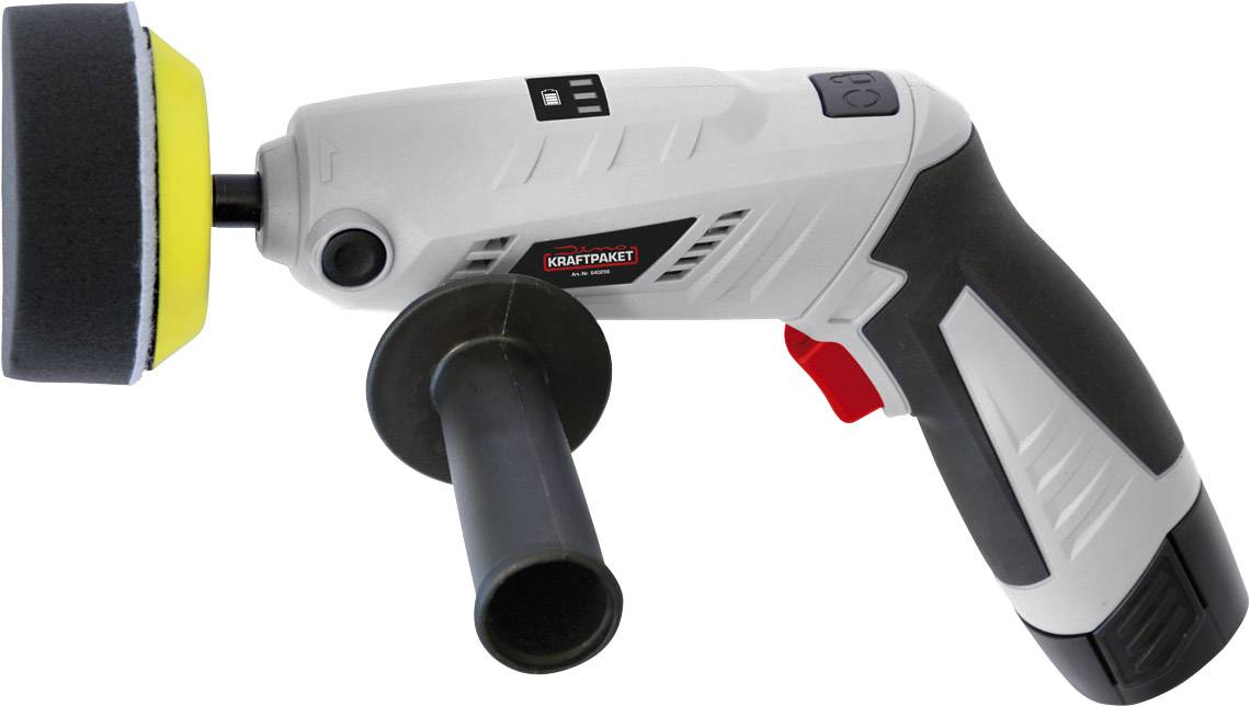 Dino KRAFTPAKET Multiplex Drehbar in Stabform 640256 Akku Rotationspoliermaschine 10.8V 100W 400 - 3000 U/min 80mm