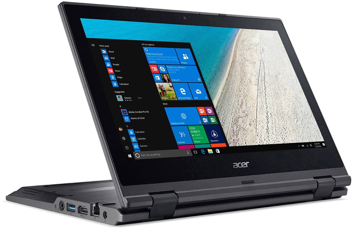 Acer TravelMate TMB118-G2-RN-P5WE 29.5cm (11.6 Zoll) Notebook Intel® Pentium® Silver N5000 8GB 256GB SSD Intel UHD Graphics 605