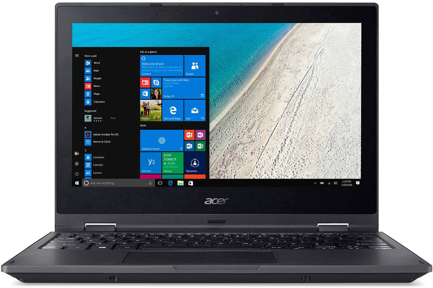 Acer TravelMate TMB118-G2-RN-P5WE 29.5cm (11.6 Zoll) Notebook Intel® Pentium® Silver N5000 8GB 256GB SSD Intel UHD Graphics 605