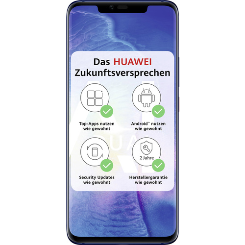 HUAWEI Mate 20 Pro 128 GB 6.39 Zoll (16.2 cm) Hybrid-Slot Android™ 9.0 40 Mio. Pixel, 20 Mio. Pixel