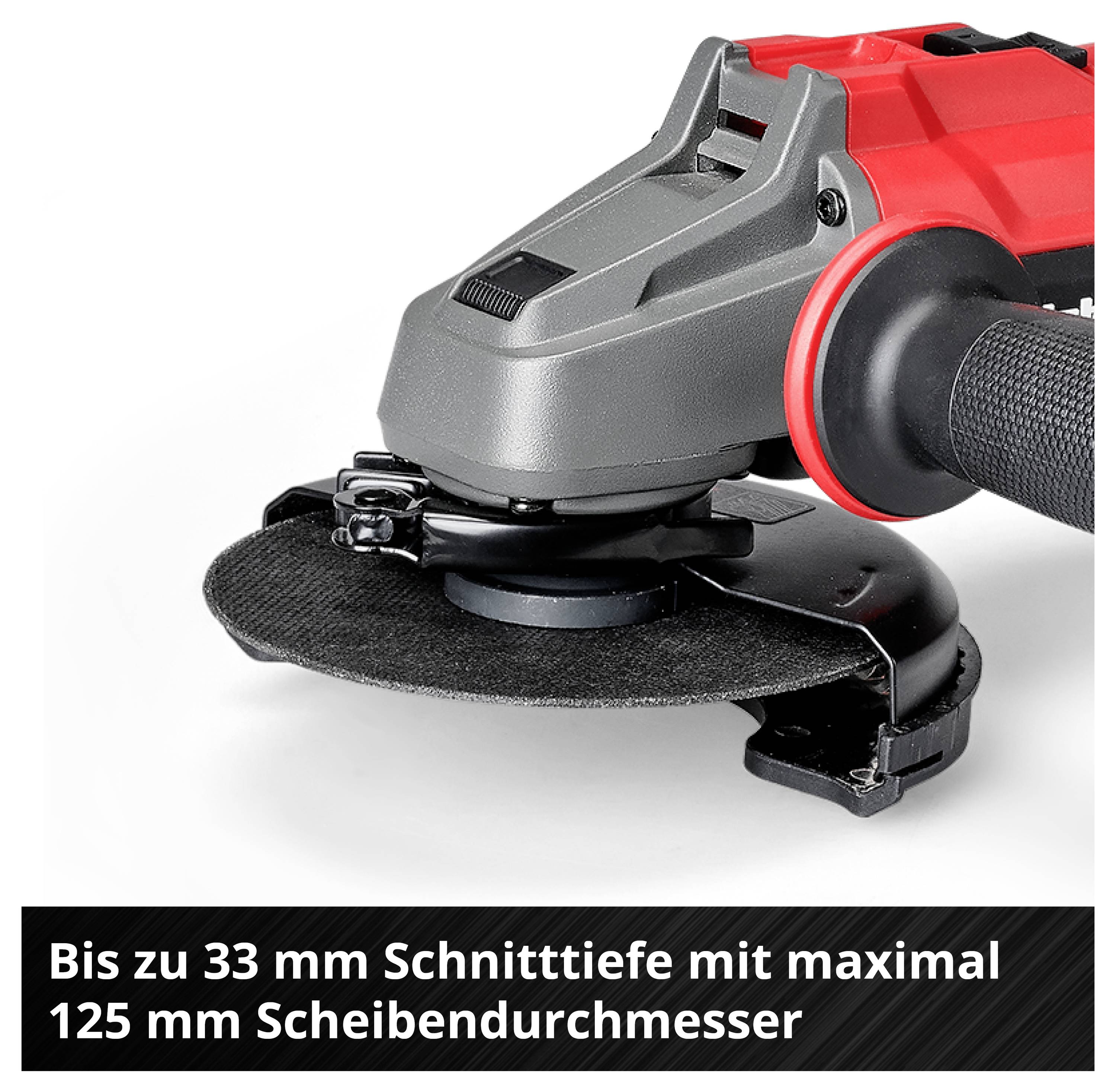 Einhell Professional AXXIO 18/125 4431140 Akku-Winkelschleifer 125mm ohne Akku, ohne Ladegerät 18V