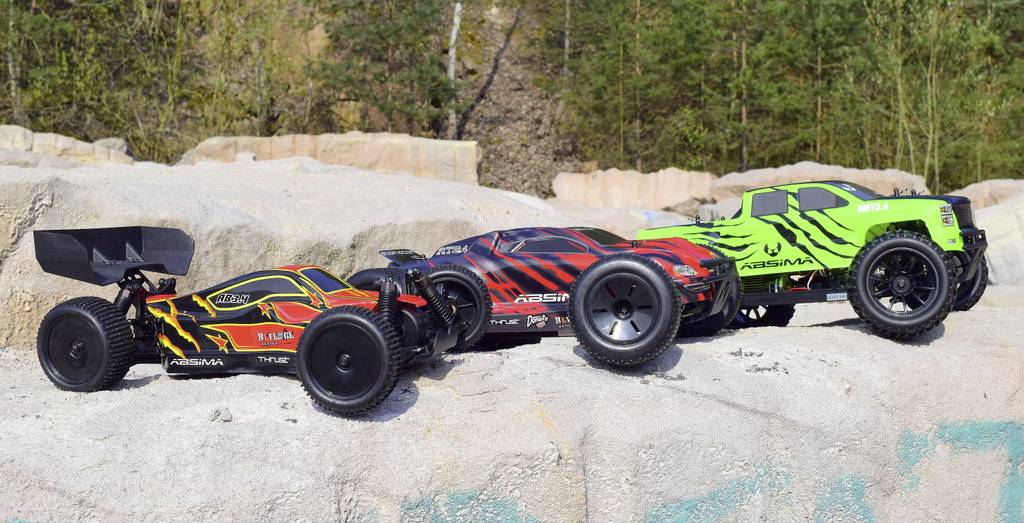 Absima AB3.4 Brushed 1:10 RC Modellauto Elektro Buggy Allradantrieb (4WD) RtR 2,4 GHz