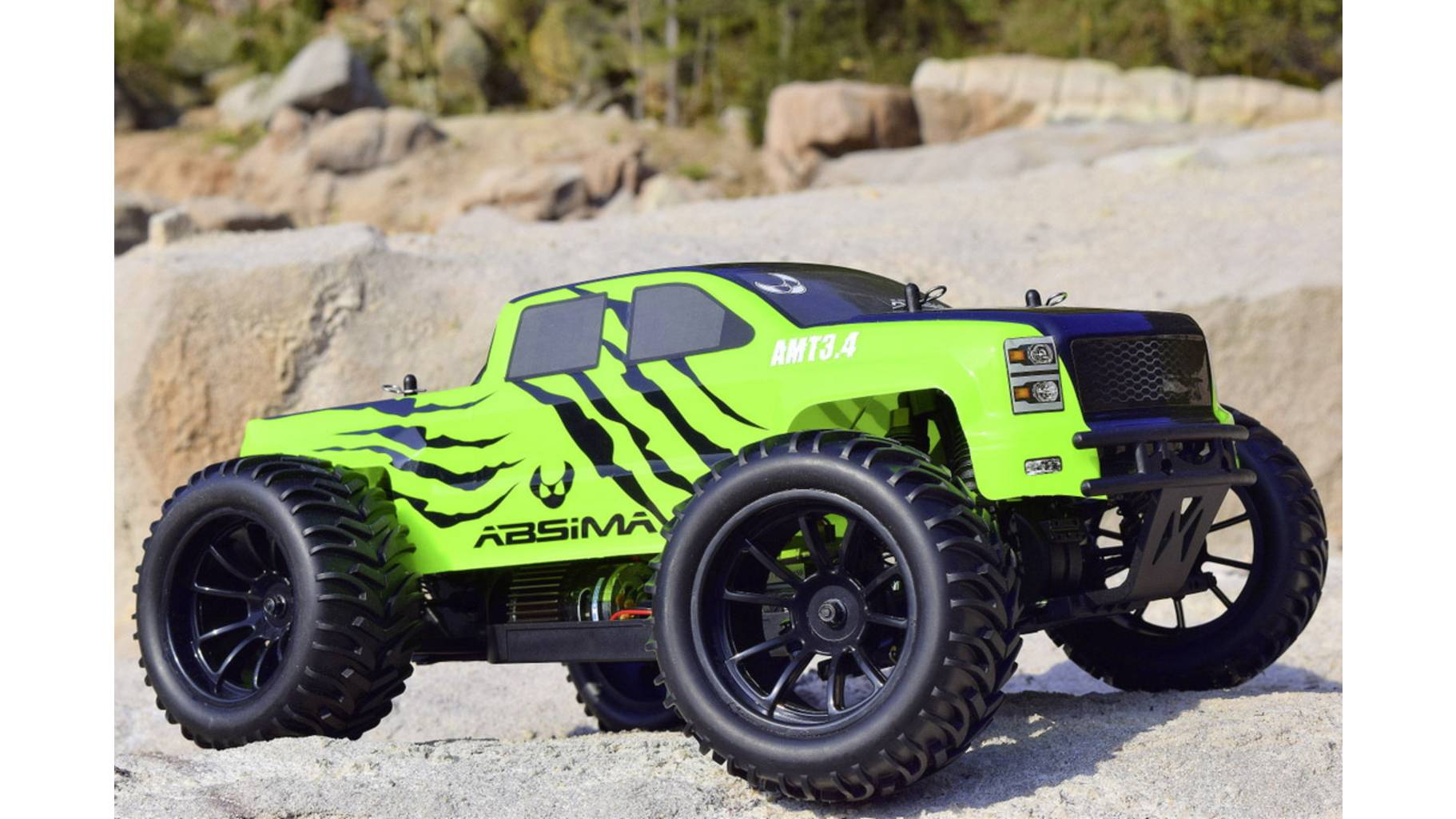 Absima Rc Absima AMT3.4 Brushed 1:10 RC Modellauto Elektro Monstertruck ...