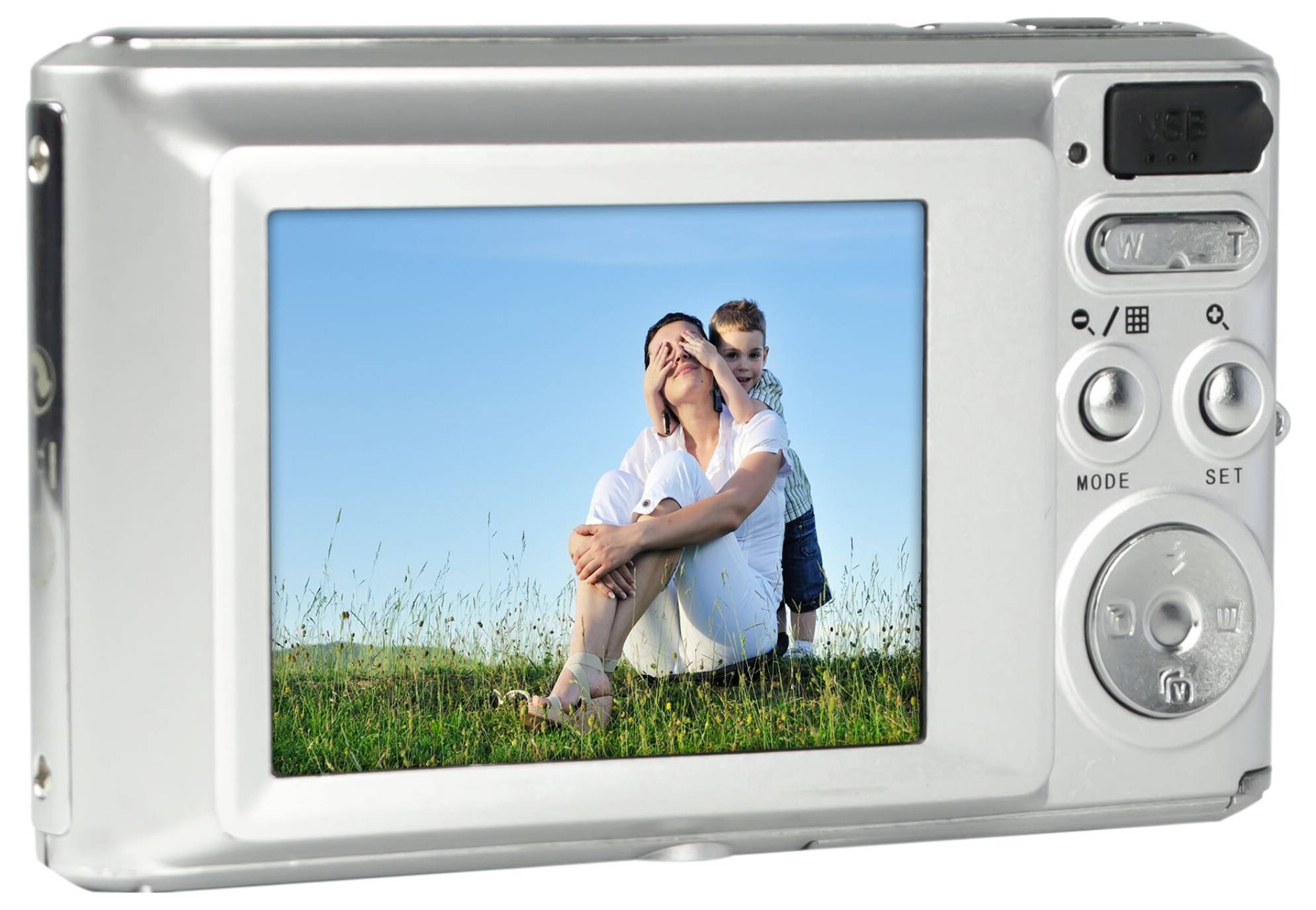 AgfaPhoto DC5200 Digitalkamera 21 Megapixel Opt. Zoom: 0 x Silber Integrierter Akku, mit eingebautem Blitz