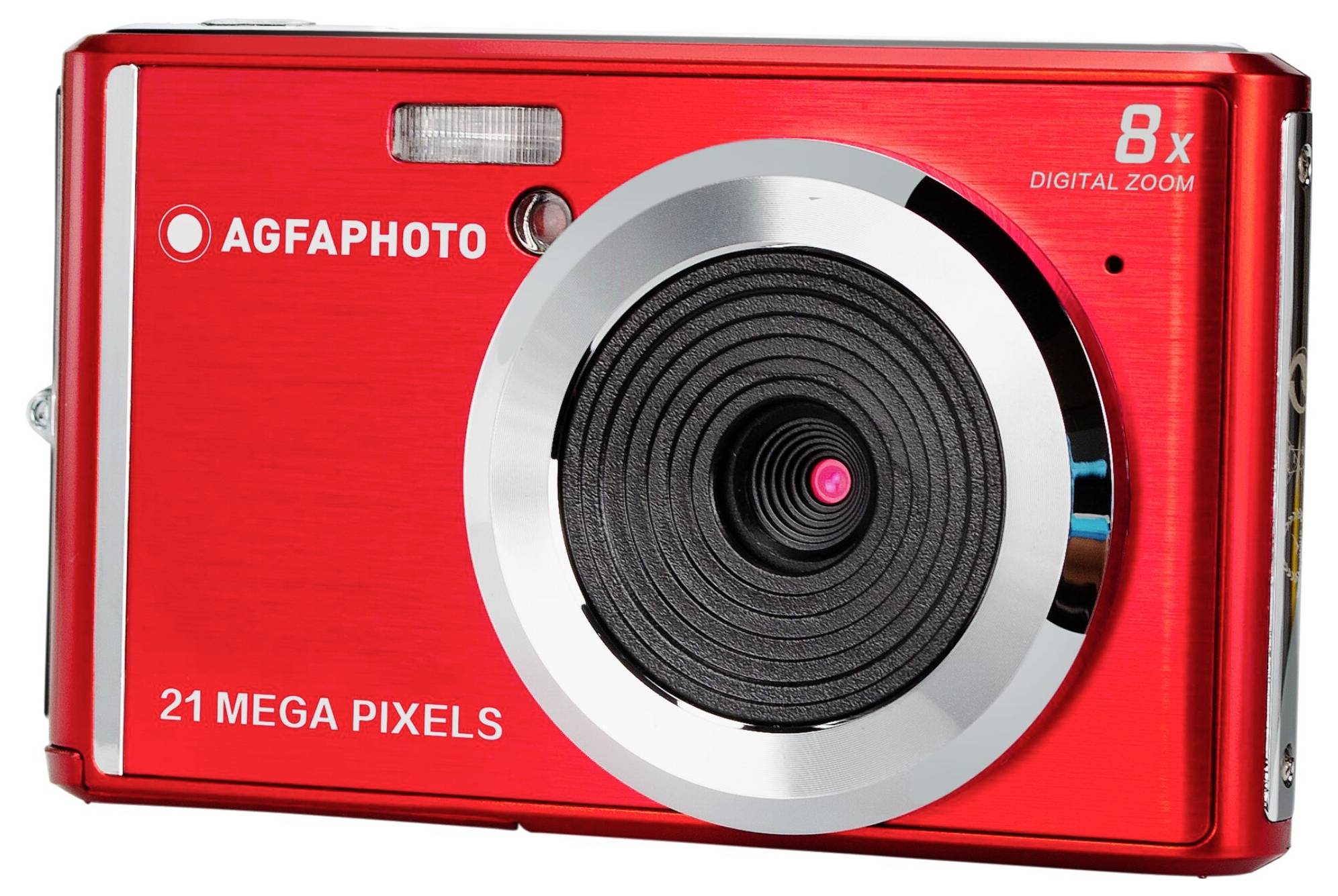 AgfaPhoto DC5200 Digitalkamera 21 Megapixel Opt. Zoom: 0 x Rot, Silber Integrierter Akku, mit eingebautem Blitz