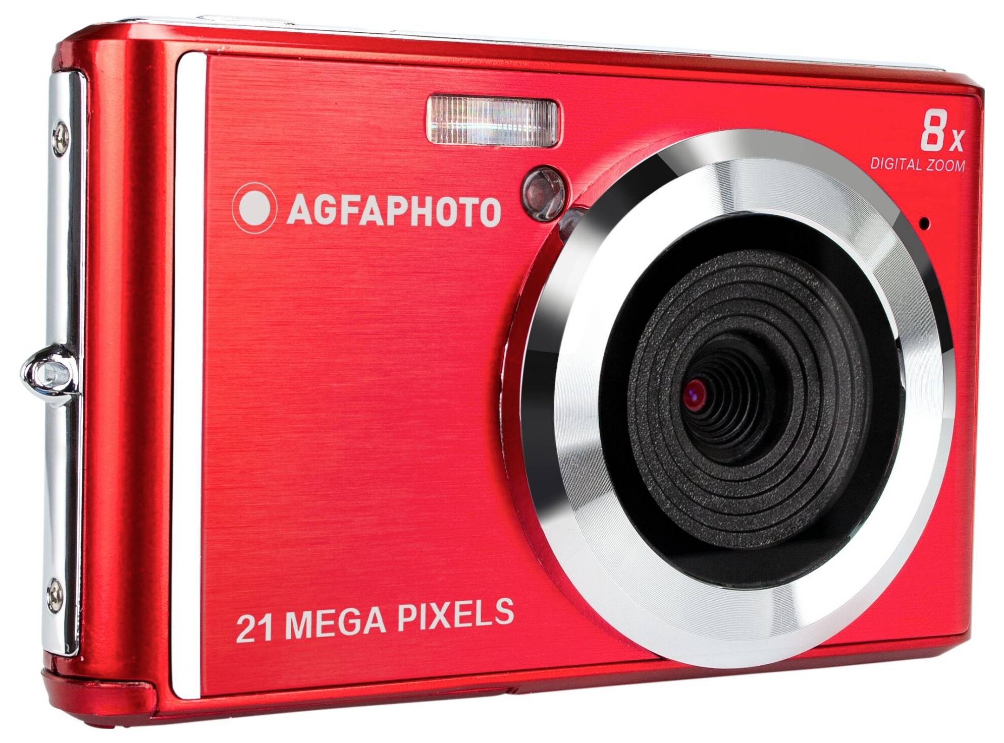 AgfaPhoto DC5200 Digitalkamera 21 Megapixel Opt. Zoom: 0 x Rot, Silber Integrierter Akku, mit eingebautem Blitz