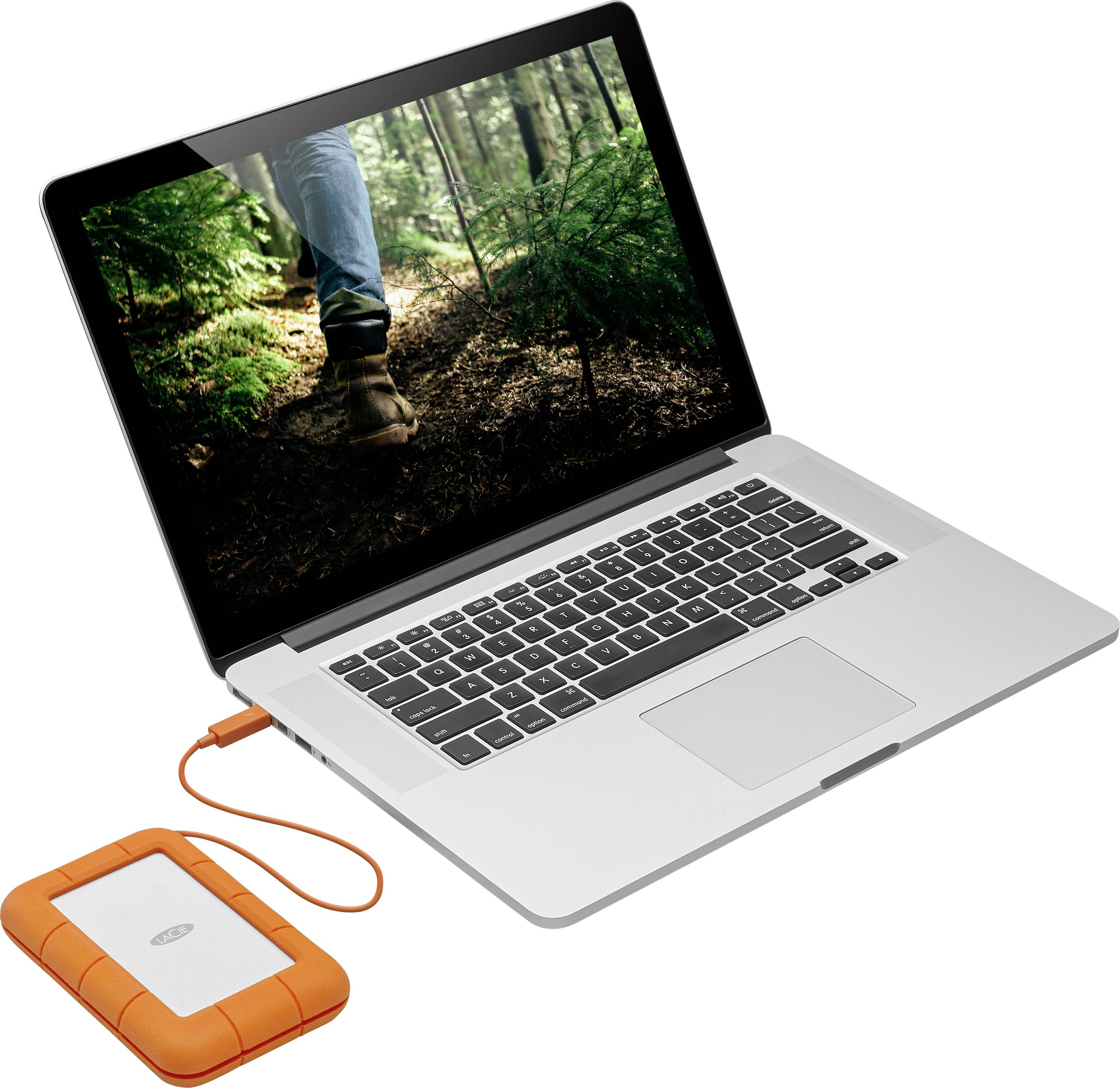LaCie Rugged 5 TB Externe Festplatte 6.35 cm (2.5 Zoll) USB-C® (USB 3.2 Gen 1) Silber STFR5000800