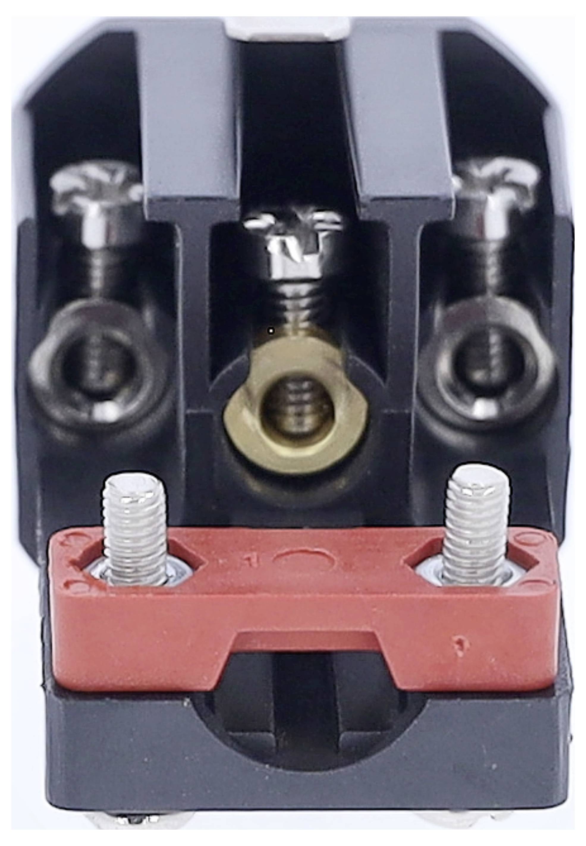 AS Schwabe 61412 Schutzkontaktstecker Vollgummi 230V Schwarz IP44