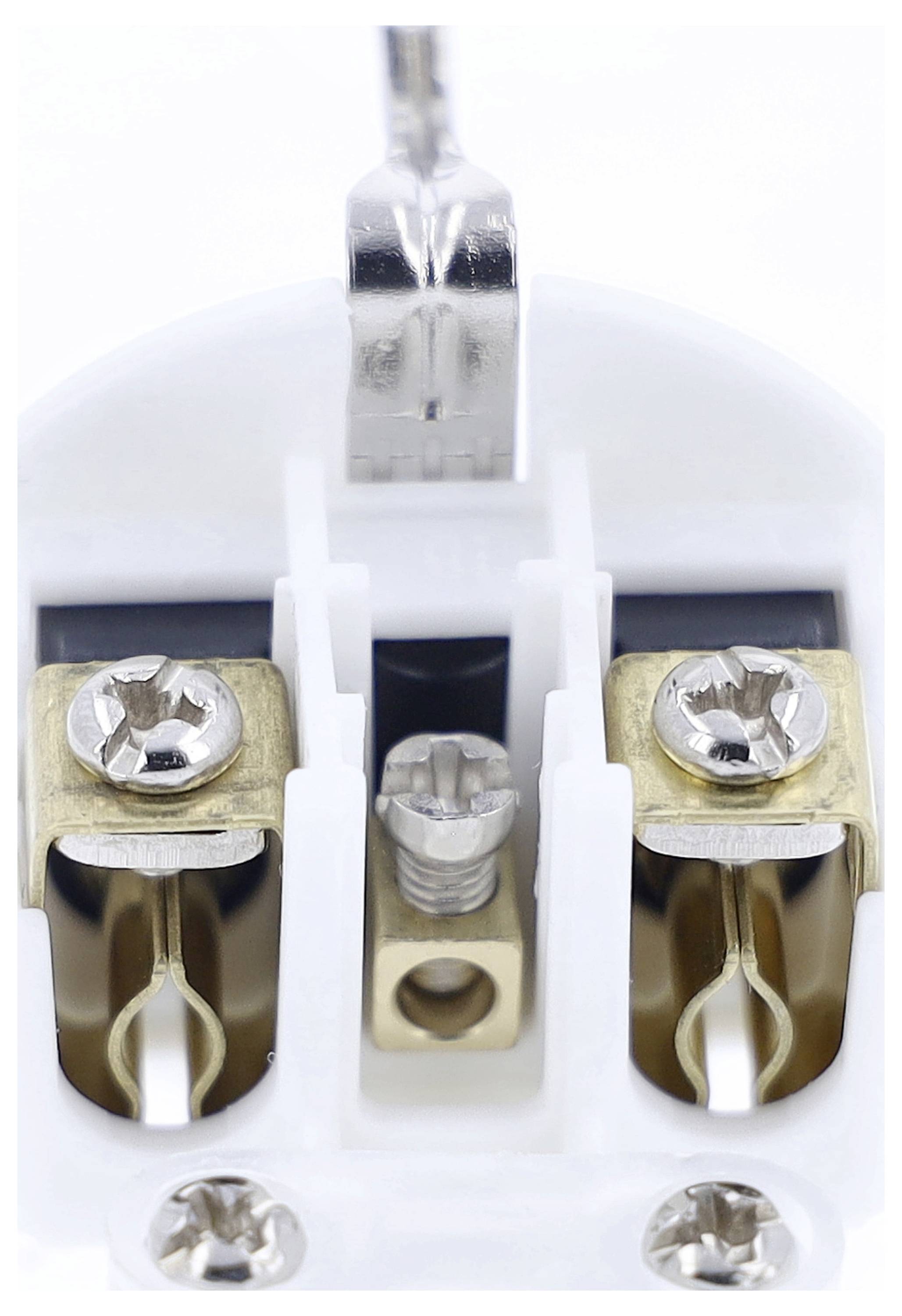 AS Schwabe 62224 Schutzkontaktkupplung PVC 230 V Weiß