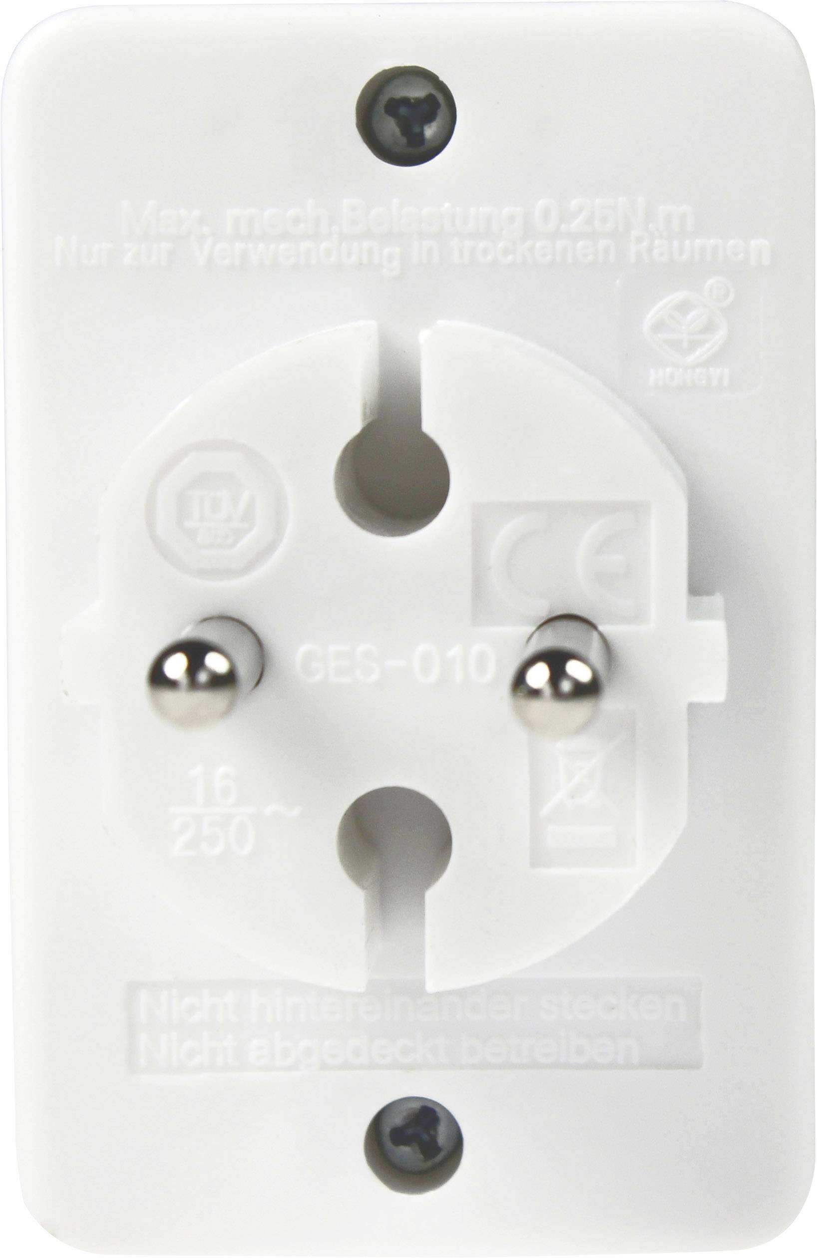 AS Schwabe 48311 Steckdosen-Verteiler Weiß