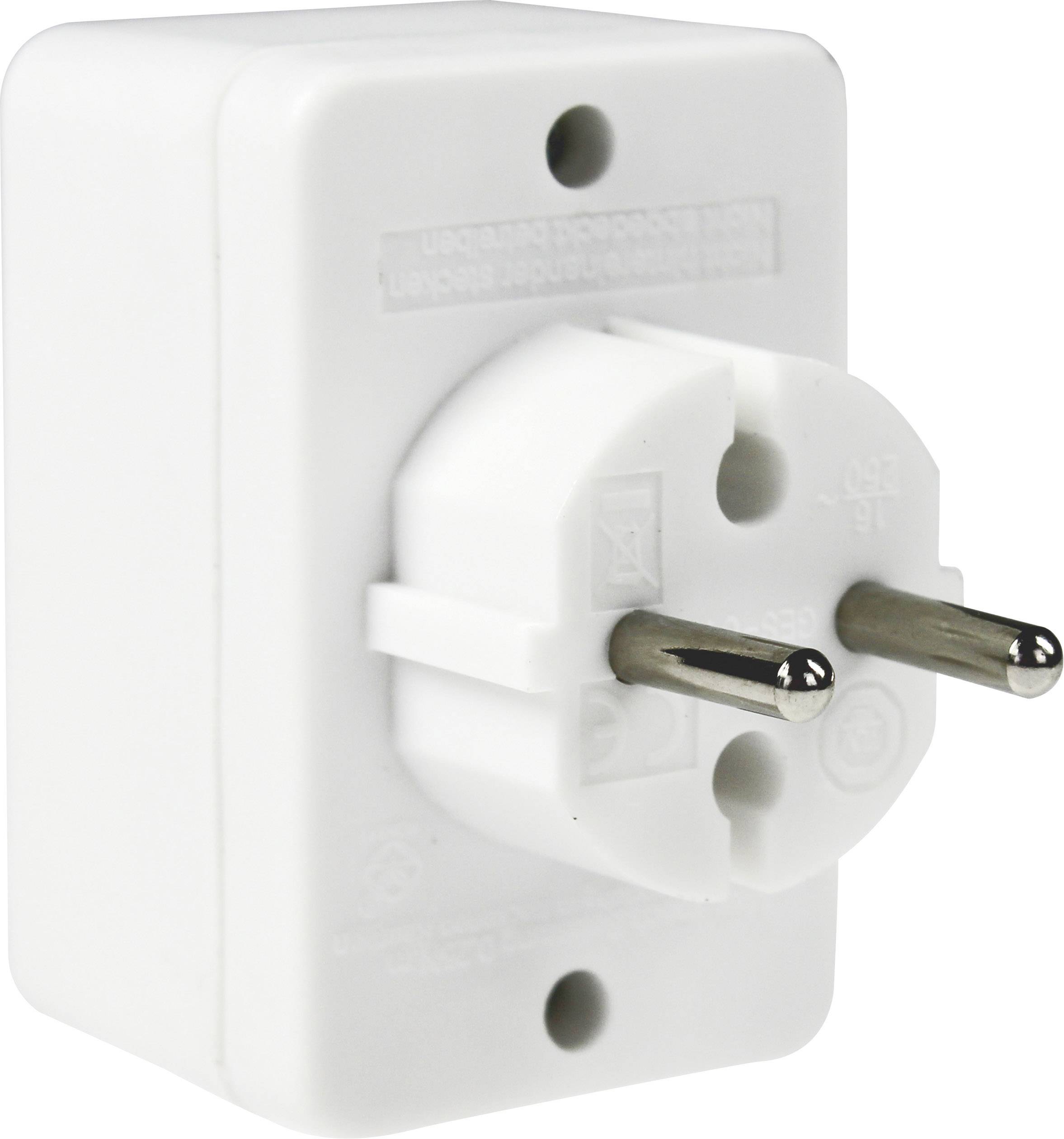 AS Schwabe 48311 Steckdosen-Verteiler Weiß