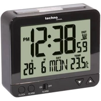 Techno Line WT 195 Funk Wecker Schwarz Alarmzeiten 1 Techno Line WT 195 Funk Wecker Schwarz Alarmzeiten 1