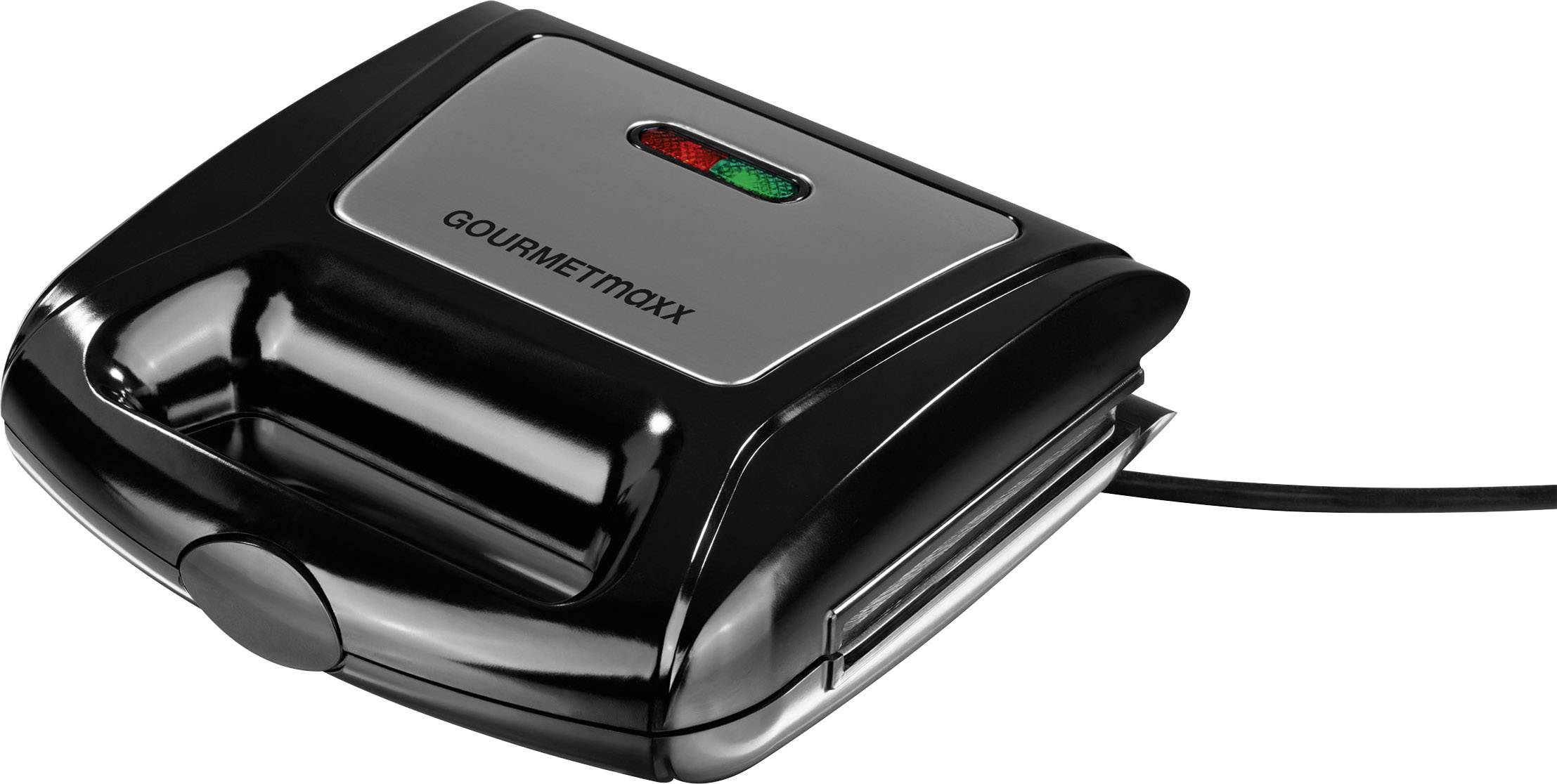 GourmetMaxx 06177 Sandwichmaker Grillfunktion, mit wechselbaren Platten Anthrazit