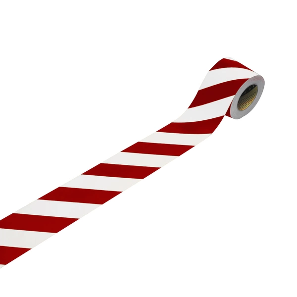 3M 13057R10 Industrie-Warnmarkierung Weiß (reflektierend), Rot (reflektierend) 25m (L x B) 25m x 100mm 3M 13057R10 Industrie-Warnmarkierung Weiß (reflektierend), Rot (reflektierend) 25m (L x B) 25m x 100mm