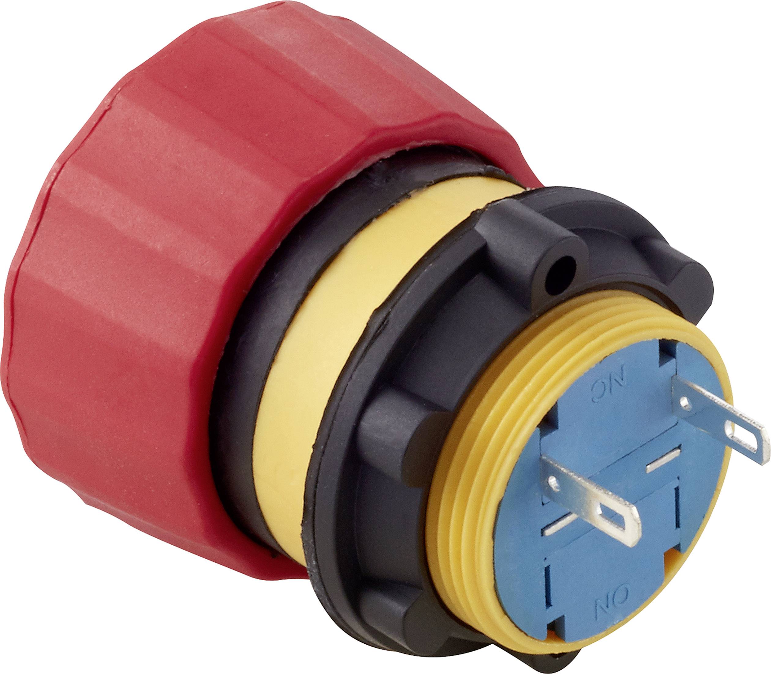 TRU COMPONENTS TC-LAS1-A22Y-01TSB Not-Aus-Schalter 250 V/AC 3A 1 Öffner IP65 1St.