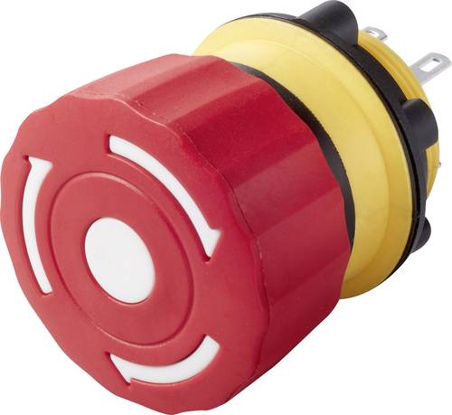 TRU COMPONENTS TC-LAS1-A22Y-11TSB Not-Aus-Schalter 250 V/AC 3A 1 Öffner, 1 Schließer IP65 1St.