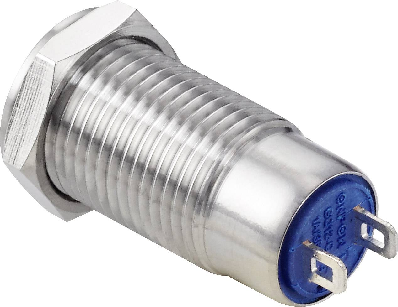 TRU COMPONENTS TC-7494668 TC-GQ12-CH-10Z/J/S Drucktaster 36 V/DC 1A 1 x Aus/Ein rastend IP40 1St.