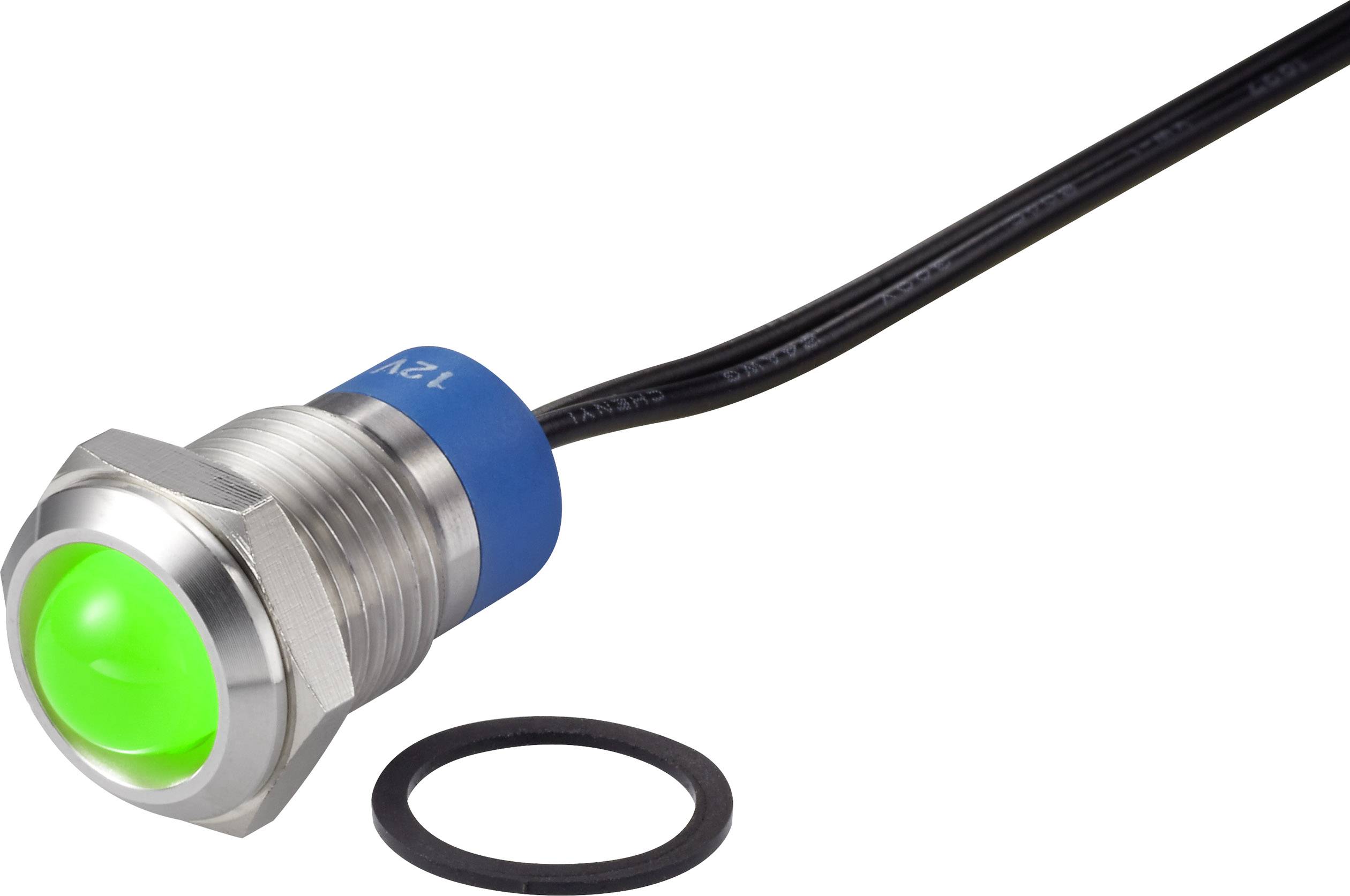 TRU COMPONENTS TC-7495228 LED-Lampe Grün 12 V DC/AC