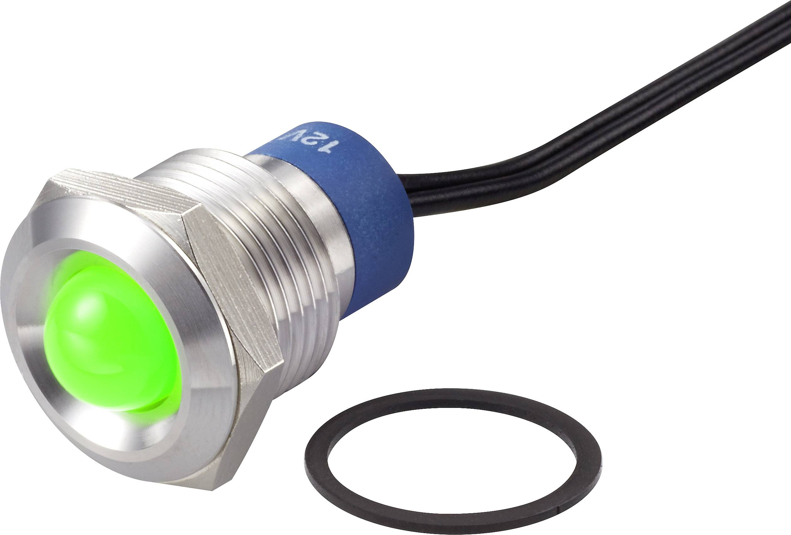 TRU COMPONENTS TC-7495260 LED-Lampe Grün 12 V DC/AC