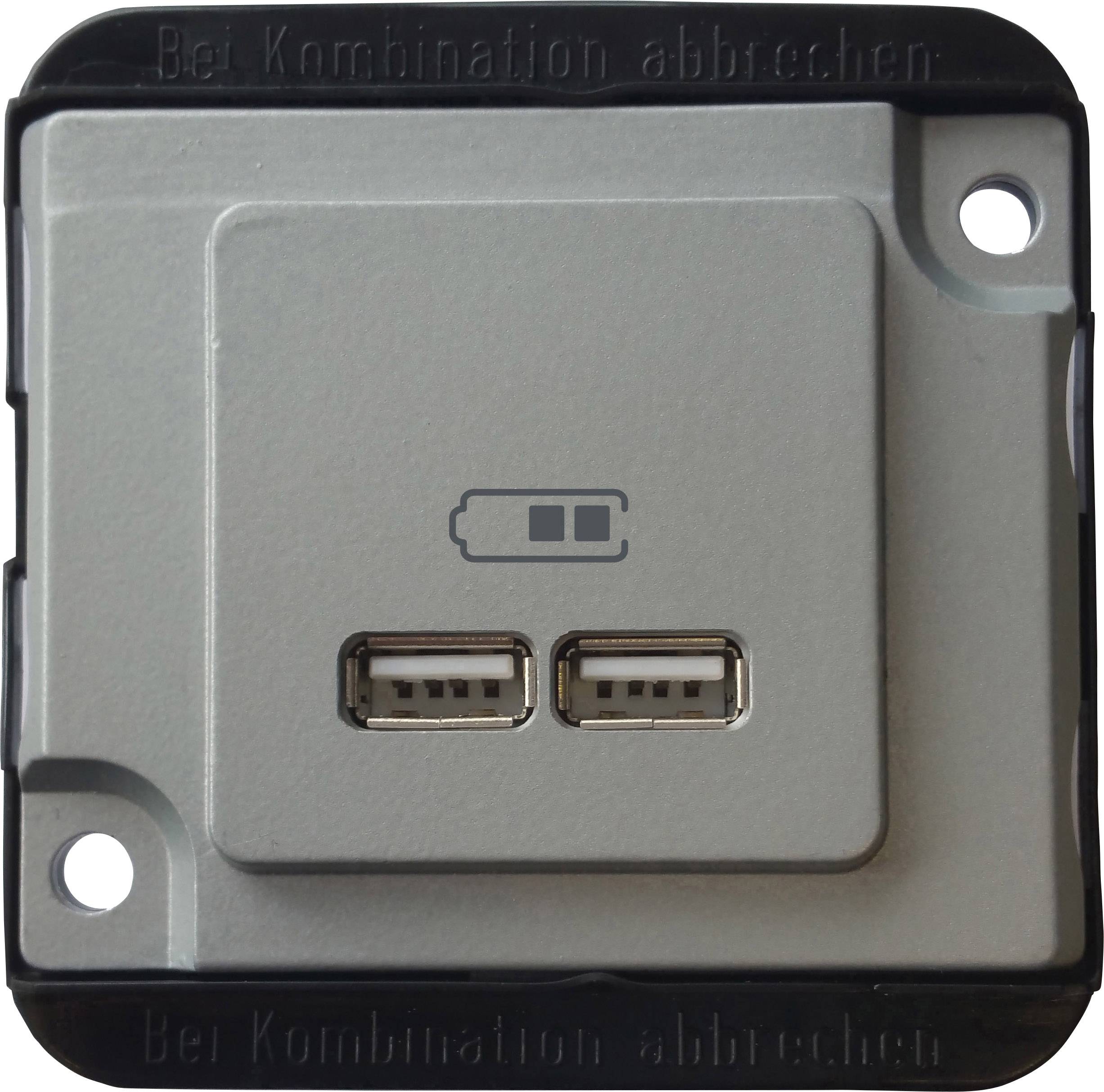 Merten Abdeckung System M Silber MEG4366-7060 1St.