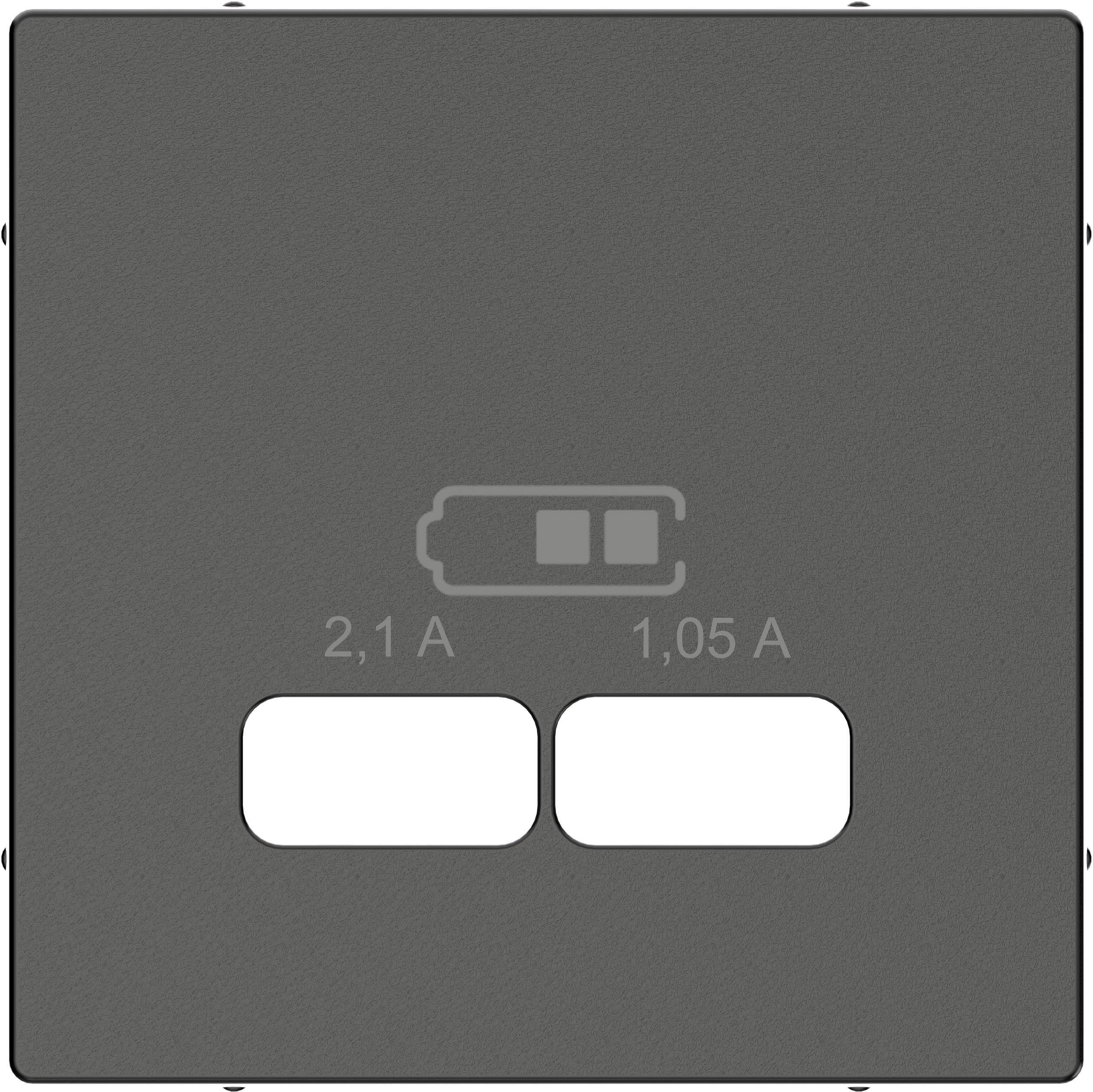 Merten Abdeckung System M Aluminium MEG4367-0414 1 St.