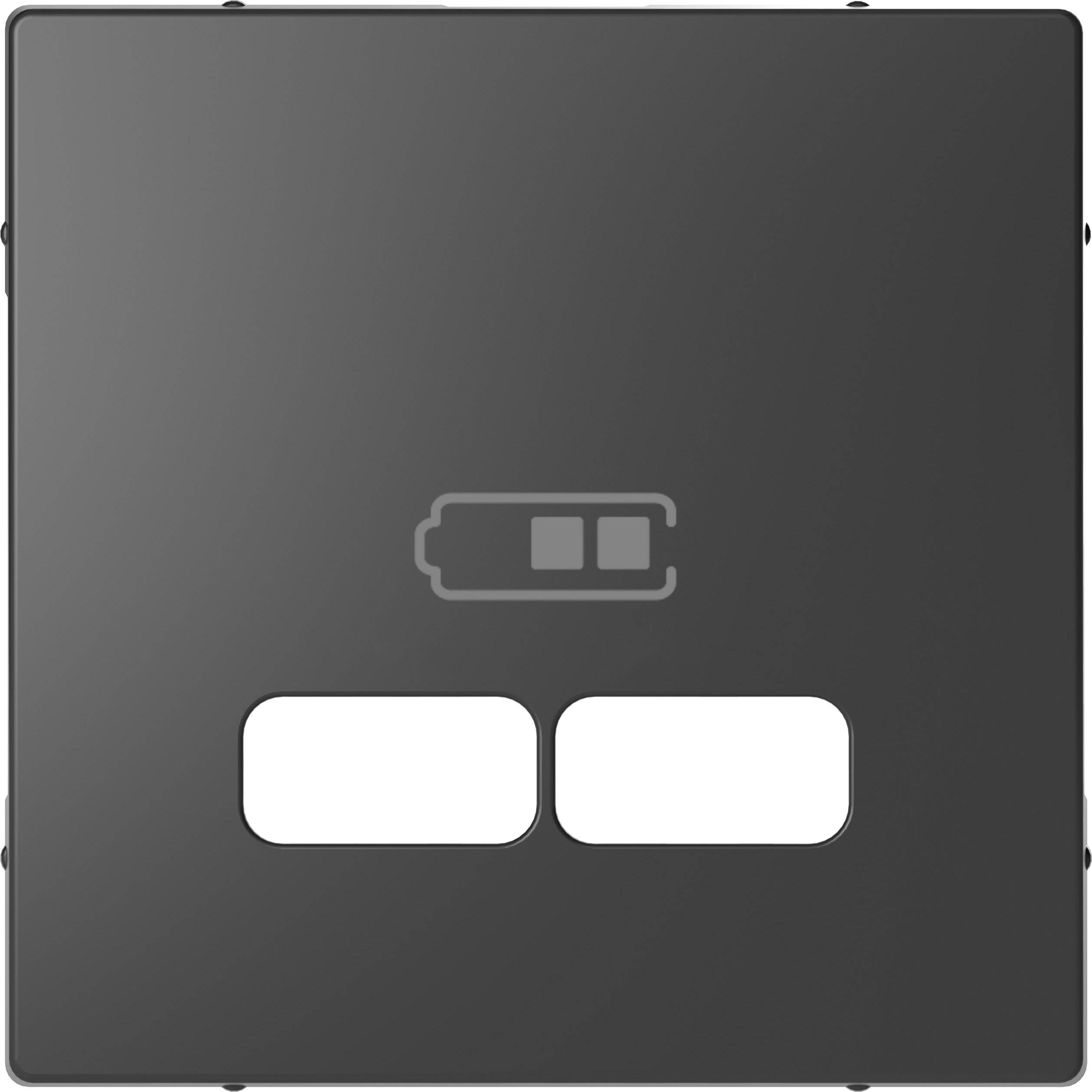 Merten Abdeckung System Design Anthrazit MEG4367-6034 1St.