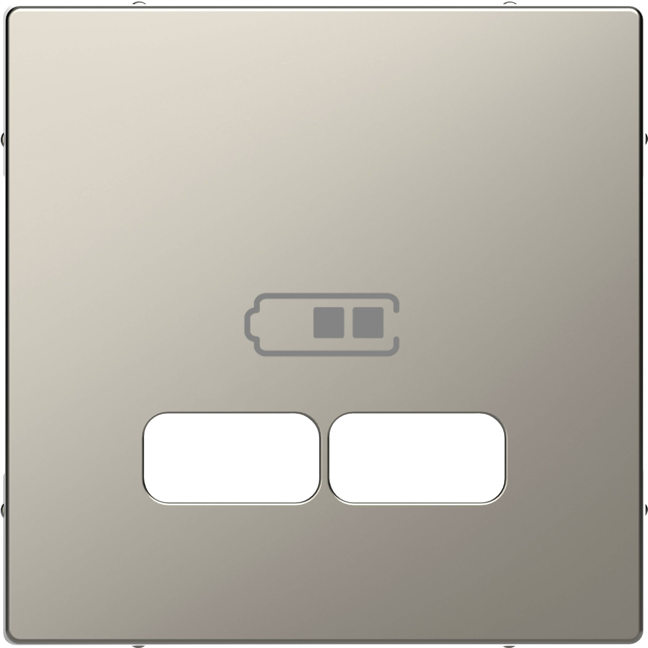 Merten Abdeckung System Design Nickel MEG4367-6050 1St.