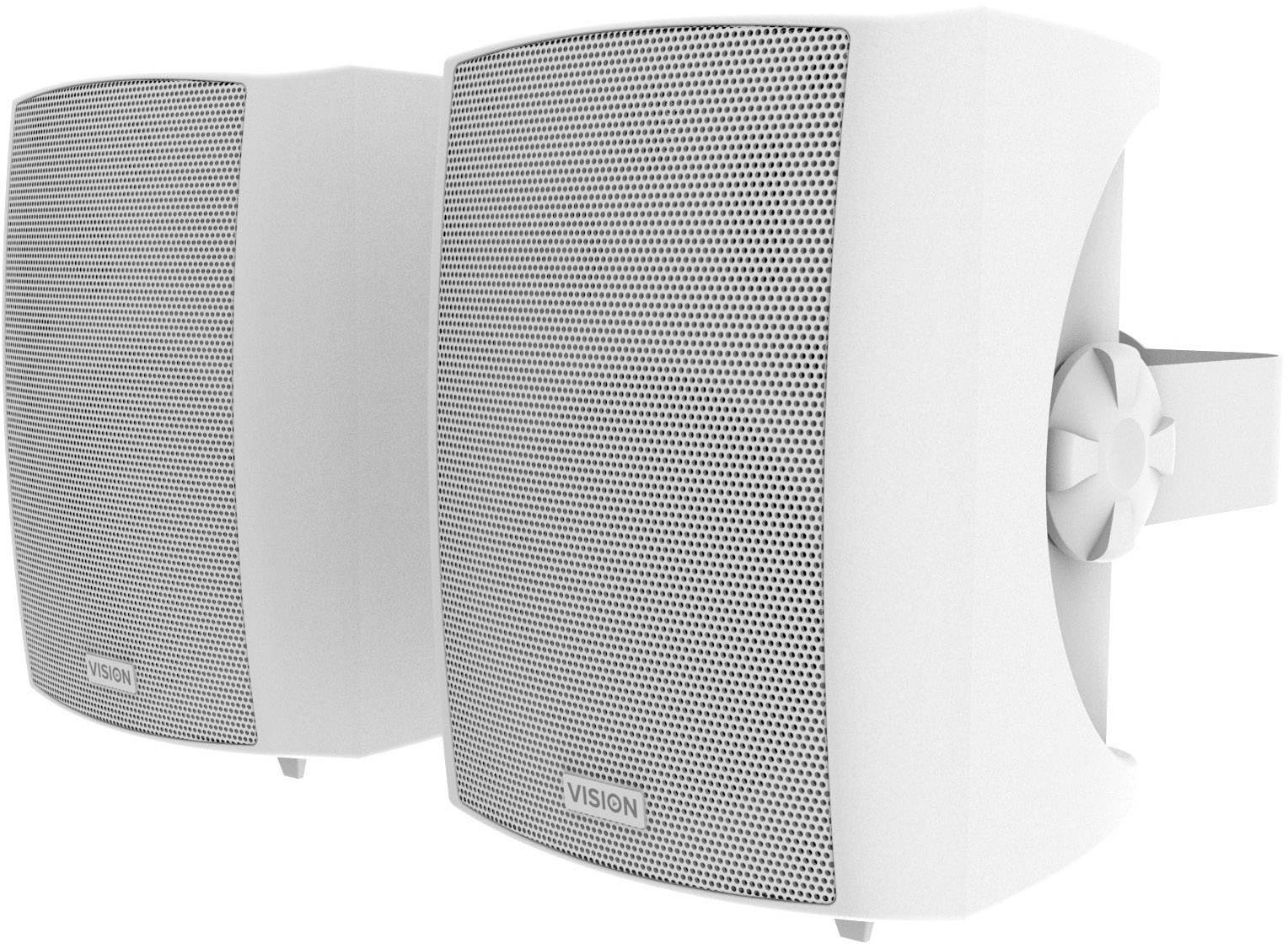 Vision VISION EIN PAAR WEISSE WANDLAUTSPRECHERP Wandlautsprecher 5.25 Zoll 50 W 1 St.