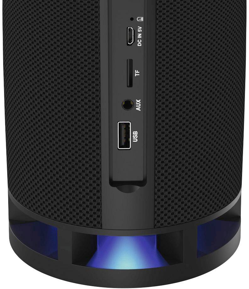 Hama Soundcup-Z Bluetooth® Lautsprecher Freisprechfunktion Schwarz, Silber