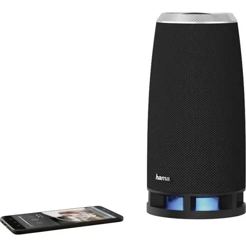 Hama Soundcup-Z Bluetooth® Lautsprecher Freisprechfunktion Schwarz, Silber Hama Soundcup-Z Bluetooth® Lautsprecher Freisprechfunktion Schwarz, Silber