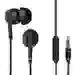 Thomson EAR3005BK In Ear Kopfhörer kabelgebunden Schwarz Headset