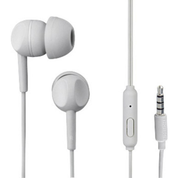 Thomson EAR3005GY In Ear Kopfhörer kabelgebunden Weiß Headset
