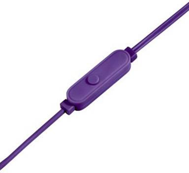 Thomson EAR3005PL In Ear Kopfhörer kabelgebunden Lila Noise Cancelling Lautstärkeregelung, Headset