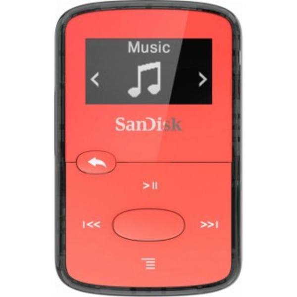 SanDisk Clip Jam 8GB, Rot MP3-Player 8 GB Rot FM Radio