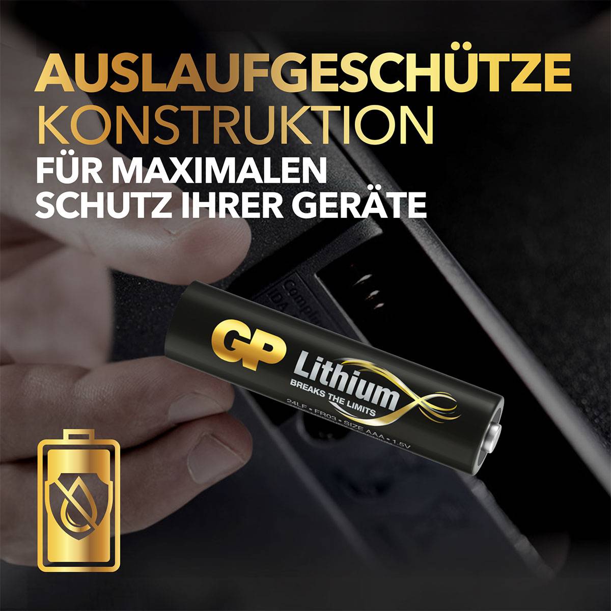 GP GP24LF359C4 Micro (AAA)-Batterie Lithium 1.5V 4St.