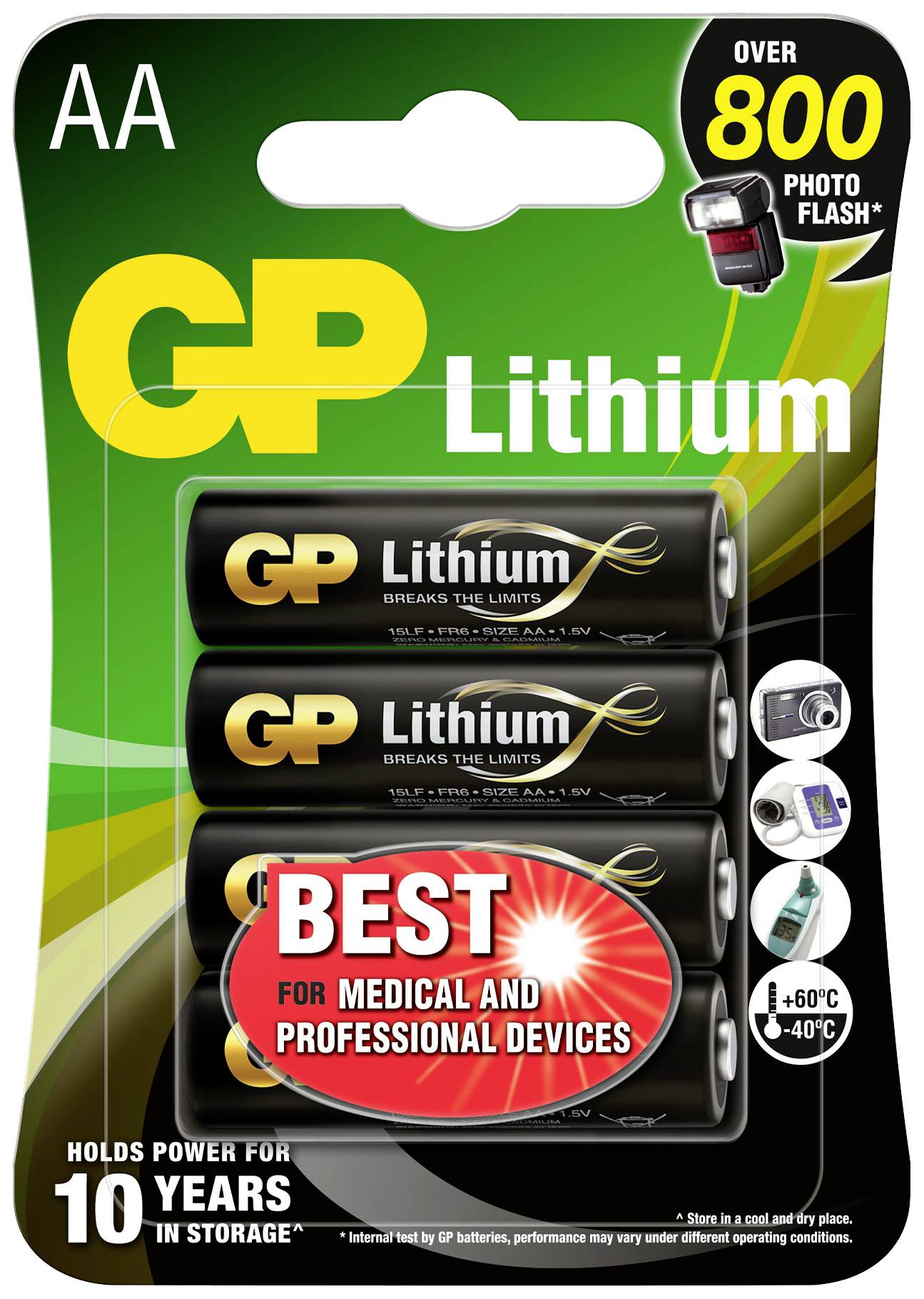 GP GP15LF562C4 Mignon (AA)-Batterie Lithium 1.5 V 4 St.