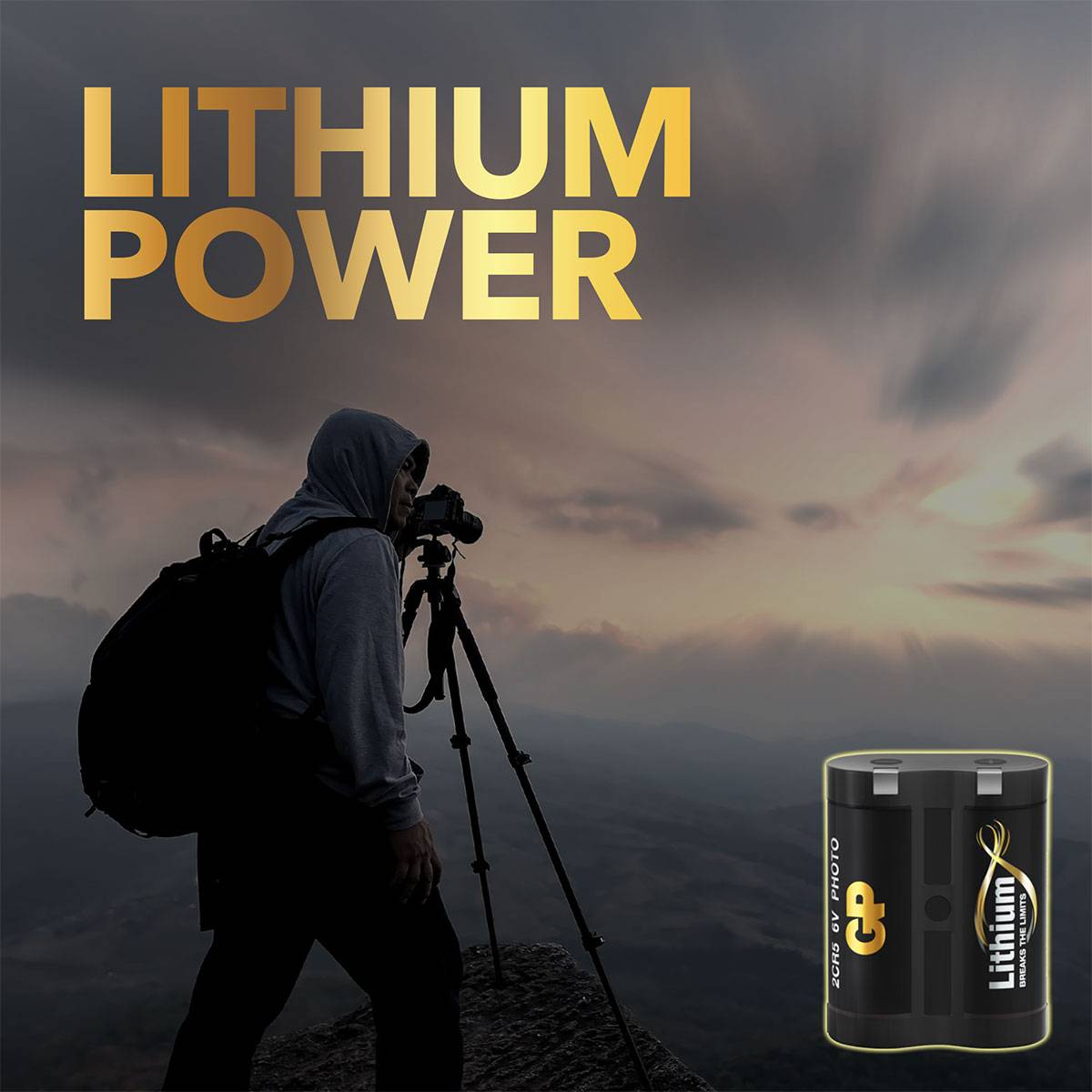 GP GP2CR5STD109C1 Fotobatterie 2CR5 Lithium 6V 1St.