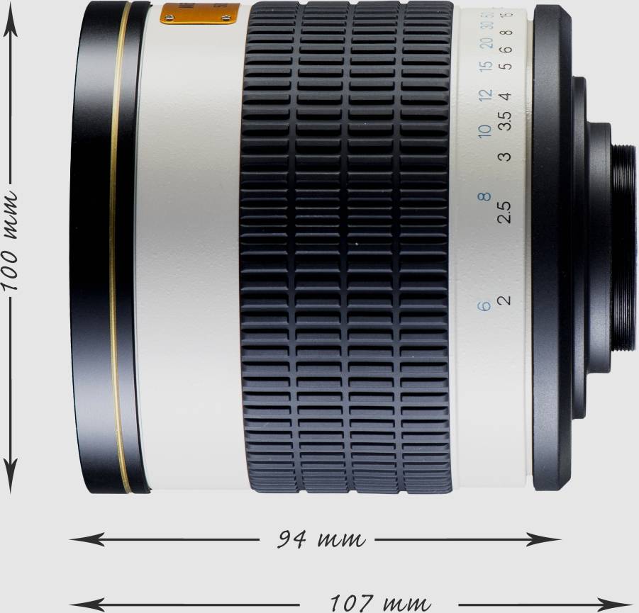 Walimex Pro 15539 15539 Tele-Objektiv 500 mm