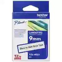 Brother Schriftband TZe TZe-M921 Bandfarbe: Silber (matt) Schriftfarbe:Schwarz 9mm 8m Brother Schriftband TZe TZe-M921 Bandfarbe: Silber (matt) Schriftfarbe:Schwarz 9mm 8m