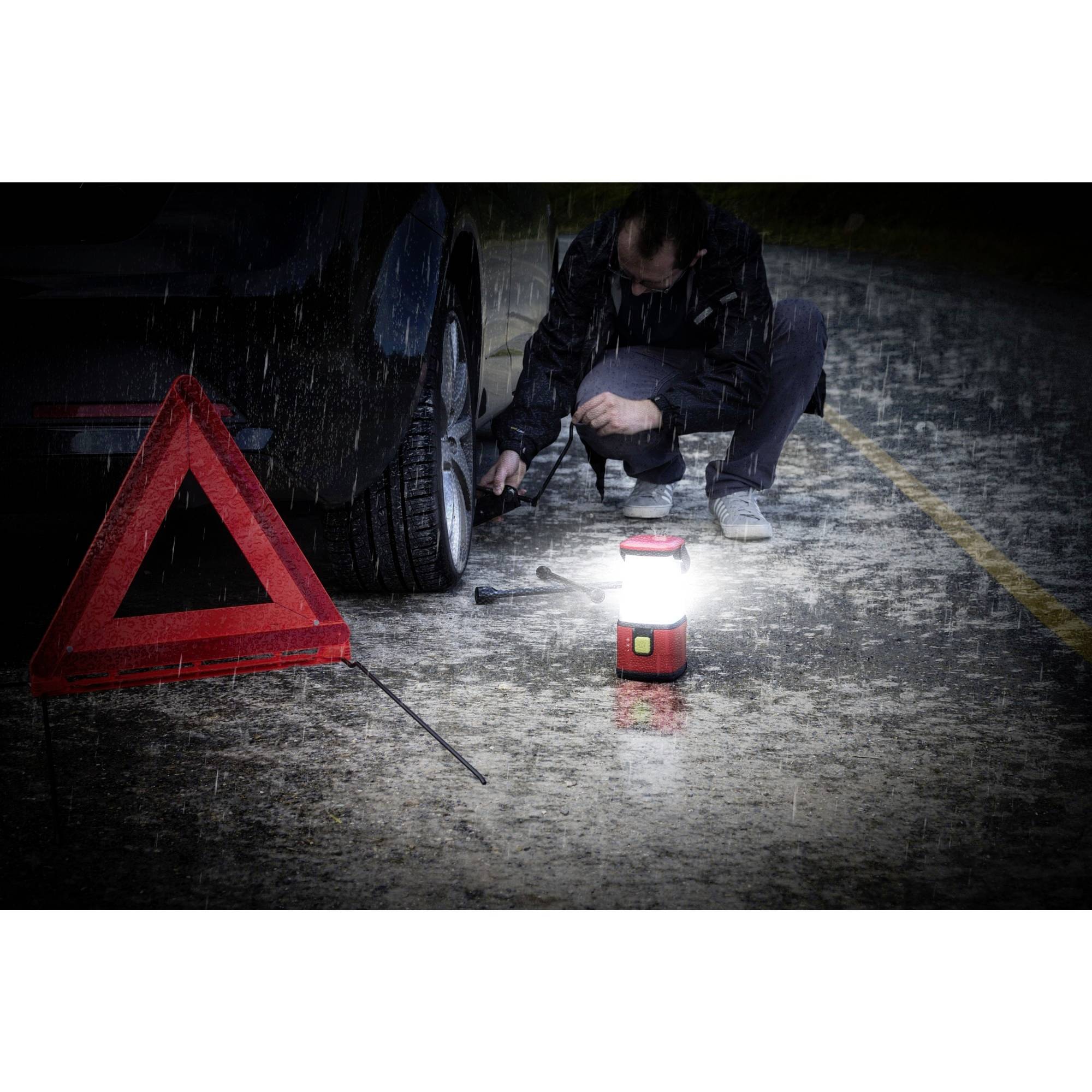 Energizer E301315801 360° LED Camping-Laterne 500 lm batteriebetrieben Rot/Schwarz