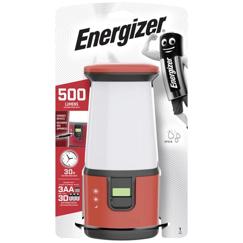 Energizer E301315801 360° LED Camping-Laterne 500 lm batteriebetrieben Rot/Schwarz Energizer E301315801 360° LED Camping-Laterne 500 lm batteriebetrieben Rot/Schwarz