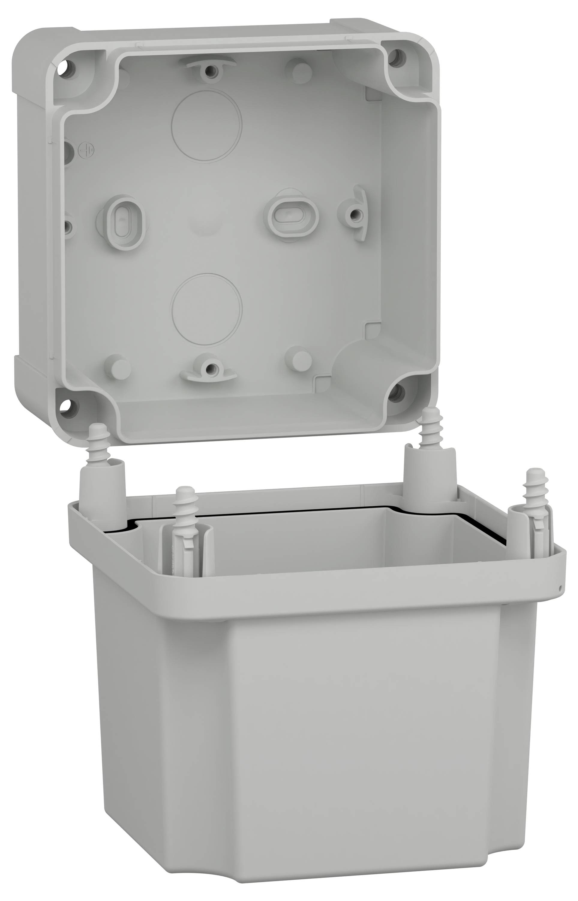 Schneider Electric PanelSeT TBS NSYTBS111113H Wand-Gehäuse 116 x 116 x 133 ABS Lichtgrau (RAL 7035) 2St.