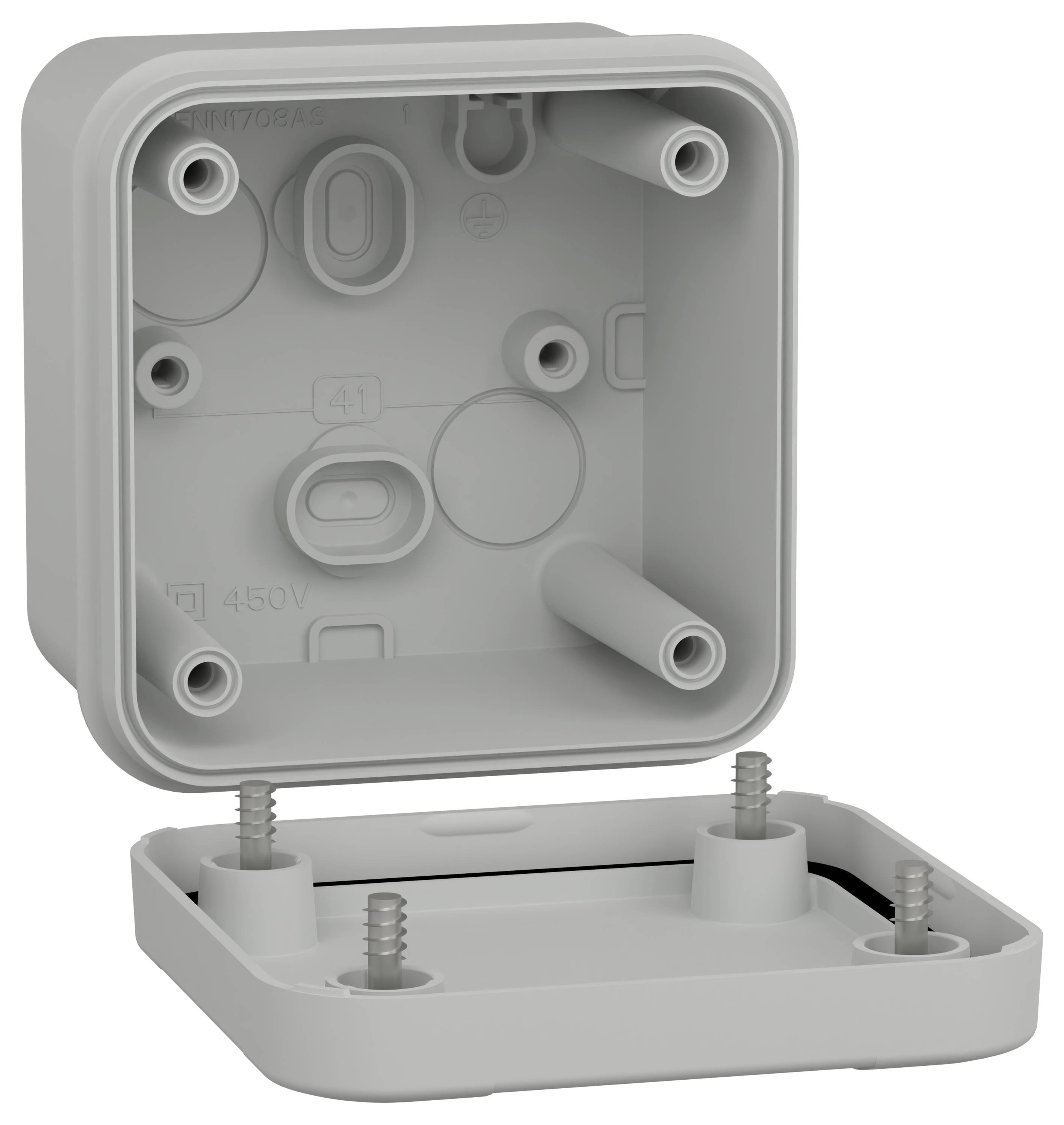 Schneider Electric PanelSeT TBS NSYTBS775 Wand-Gehäuse 74 x 74 x 54 ABS Lichtgrau (RAL 7035) 5St.